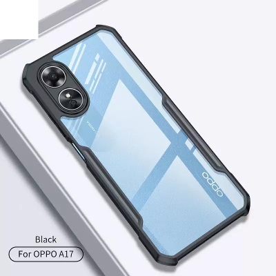Picture of For Oppo A17 - Transparent Silica Gel Matte Shockproof Slim Thin Back Cover Phone Case With Bumper - Redmi Note 11 Back Cover