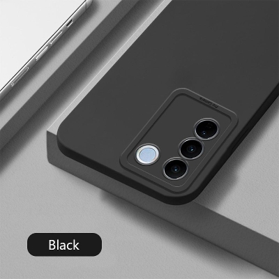 Picture of For VIVO V27e Case Liquid Silicone Soft Rubber Shockproof Cover