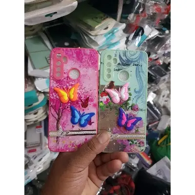 Picture of Realme 5 5I 5S 6I C3 Cute Hello Kitty Liquid Quicksand Case Luxury Glitter Pink Love Heart Quicksand Casing Cover - Camera - Phone Back Cover