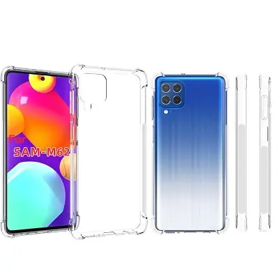 Picture of For Samsung Galaxy F22 4G / Samsung Galaxy A22 4G / Samsung Galaxy M32 4G Edge-Reinforced Shockproof Cushion Back Clear Hybrid Transparent Sof Silicon Cover Casing
