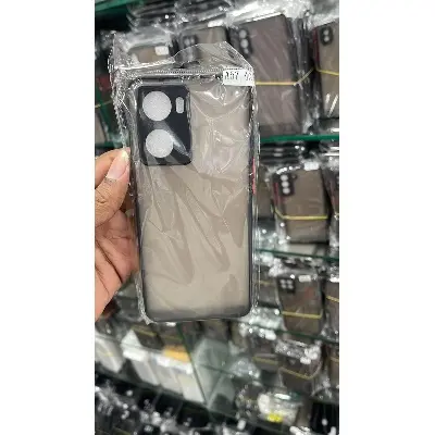 Picture of For OPPO A57 2022 Back Cover Transparent Hard Phone Case Shockproof Full Cover Camera Protect Case for Man and Boys