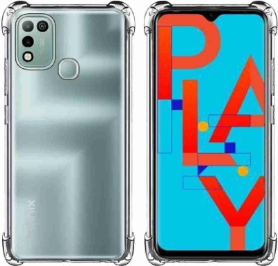 Picture of For Infinix Hot 10 Play / Hot 11 Play Premium Silicone Case Crystal Clear Soft TPU Ultra-Thin Transparent Flexible Protective Mobile Phone Back Cover