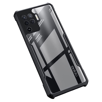 Picture of For Oppo F19 Pro / Oppo A94 Hard Case Transparent Silica Gel Matte Shockproof Slim Thin Cover Phone Casing - Phone Back Cover