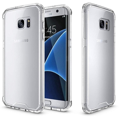 Picture of Samsung Galaxy S7 Edge Clear Soft TPU Ultra-Thin Transparent Mobile Back Cover