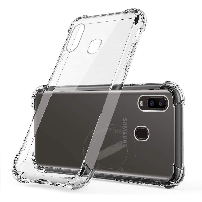 Picture of Samsung Galaxy M20 Transparent Back Cover - White