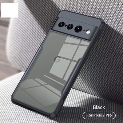 Picture of Product details of For Google Pixel 7 Pro Shockproof transparent liquid crystal long time use soft premium protective back cover Flexible clear TPU case* Adds grip for comfort in the hands* Raised bezels around camera & screen* Button covers are easy to f