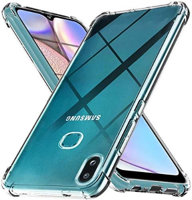 Picture of Samsung Galaxy A10s Premium Silicone Case Crystal Clear Soft TPU Ultra-Thin Transparent Flexible Protective Mobile Phone Back Cover