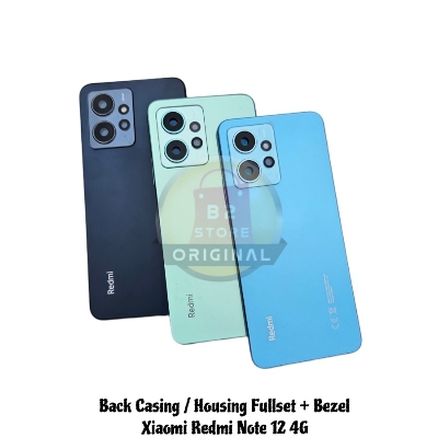 Picture of Housing Back Casing Kesing Fullset + Bazel Xiaomi Redmi Note 12 4G