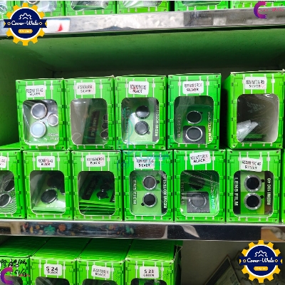 Picture of For  Redmi 13C 4G Camera Protector WSKEN Metal Ring Tempered Glass Camera Lens Protector Power by Cover Wala