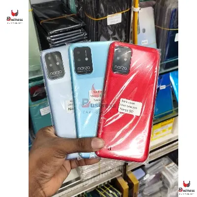 Picture of For Realme Narzo 50i Phone Battery Back Cover Backshell Glass Battery Rear Case Phone Battery Back Cover Backshell Glass Battery Rear Case - Phone Back Cover - মোবাইল ফোন - Phone