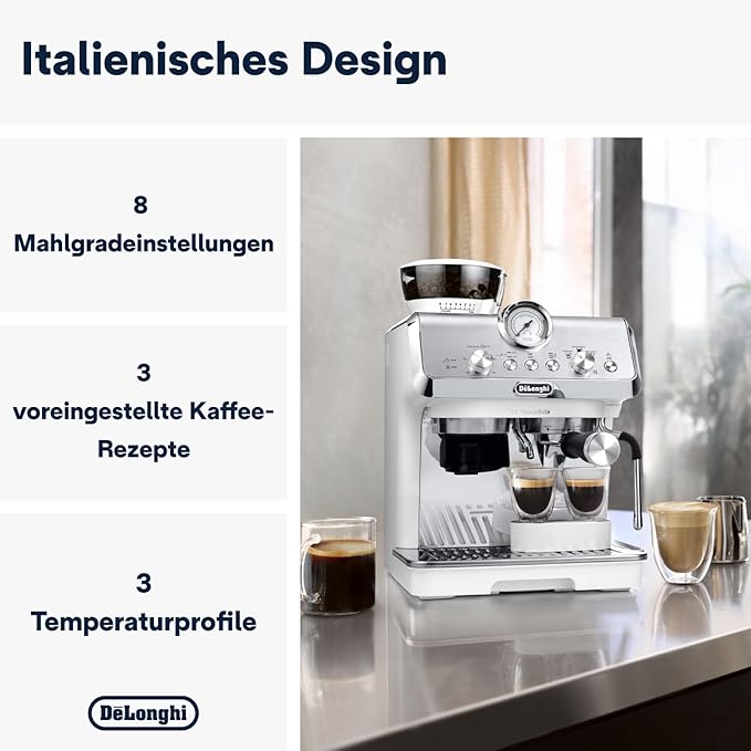Picture of De'Longhi La Specialista Arte EC9155.W Espresso Machine with Grinder