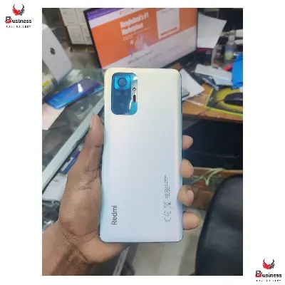 Picture of Replacement Backshell Panel + midel frame for Xiaomi Redmi Note 10 Pro/redmi note 10 pro max Battery Back Door Back panel