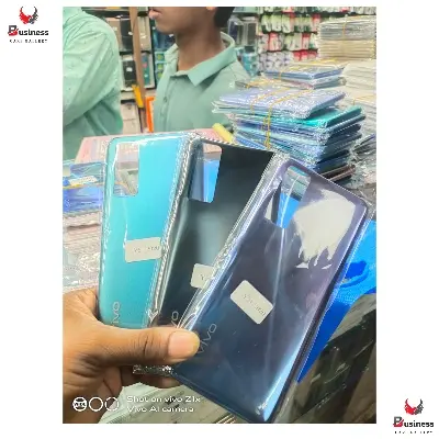 Picture of Replacement Backshell Panel + midel frame for Vivo Y51 2020 Battery Back Door Back panel