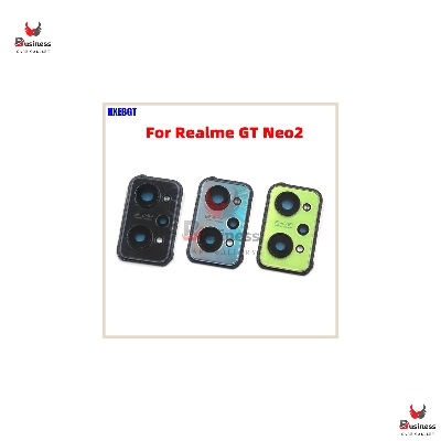 Picture of Original New Camera Lens Glass With Frame For Realme GT Neo 2 Neo2 Back Camera Glass Lens Smartphone Repair Parts