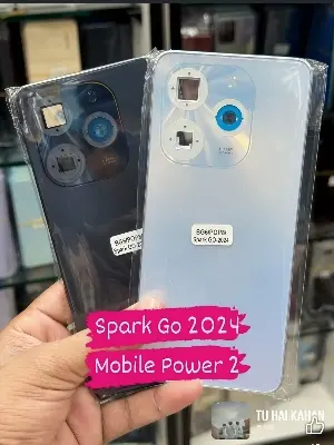 Picture of Replacement Backshell Panel for Tecno Spark Go 2024 / TECNO POP 8 Battery Back Door Housing - 100% Original Power by Cover Wala