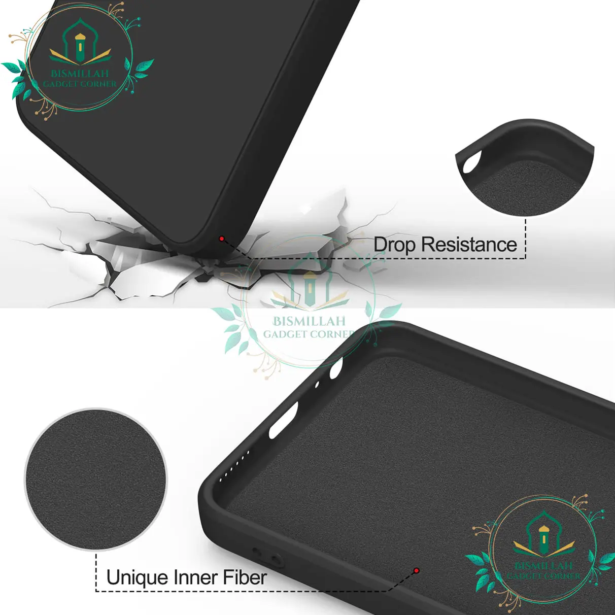 Picture of Premium Liquid Silicone Phone case for Motorola Moto G51 5G Liquid Silicon Mobile Back Case Soft Silicone Phone Cover
