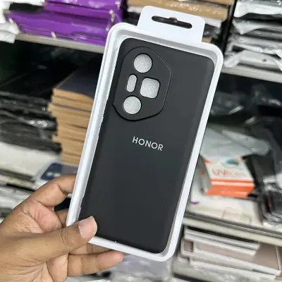 Picture of Transparent Back Clear Cover case + Xundd Protective Cover + Silicone Back Cover With Camera Protection Specially Designed For Honor 300 Pro 5G Back Cover.
