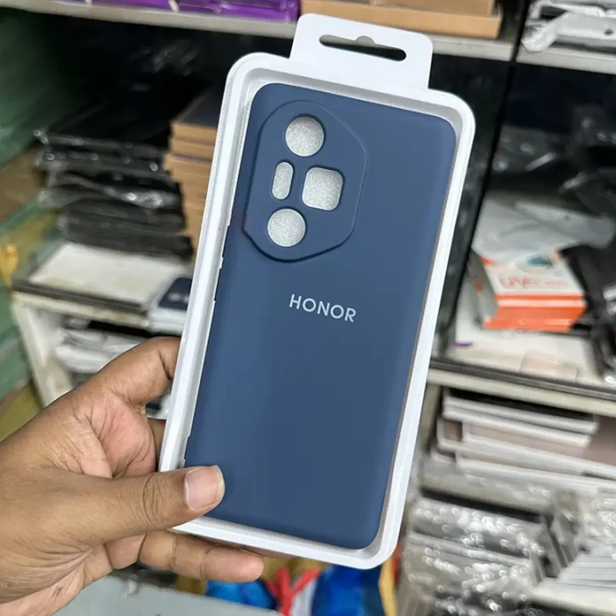 Picture of Transparent Back Clear Cover case + Xundd Protective Cover + Silicone Back Cover With Camera Protection Specially Designed For Honor 300 Pro 5G Back Cover.