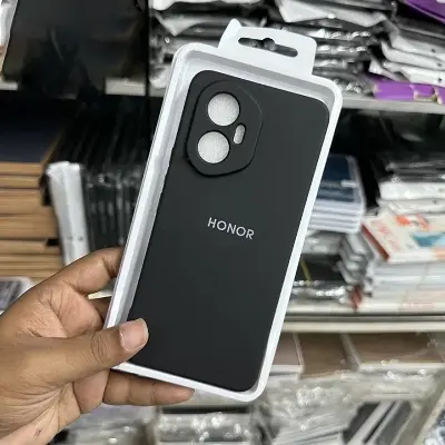 Picture of Transparent Back Clear Cover case + Xundd Protective Cover + Silicone Back Cover With Camera Protection Specially Designed For Honor 300 5G Back Cover.