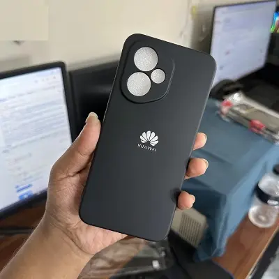 Picture of Transparent Back Clear Cover case + Xundd Protective Cover + Silicone Back Cover With Camera Protection Specially Designed For Honor 400 5G Back Cover.