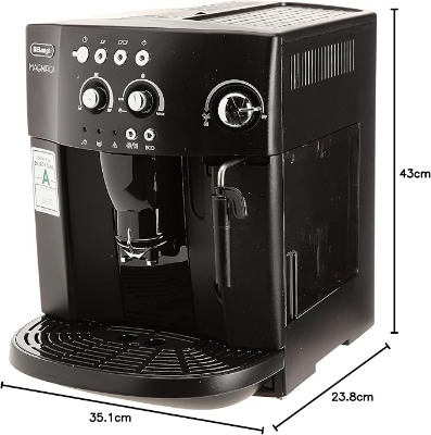 Picture of De'Longhi Magnifica S, Automatic Bean to Cup Coffee Machine, Espresso and Cappuccino Maker, ECAM22.140.B, Black