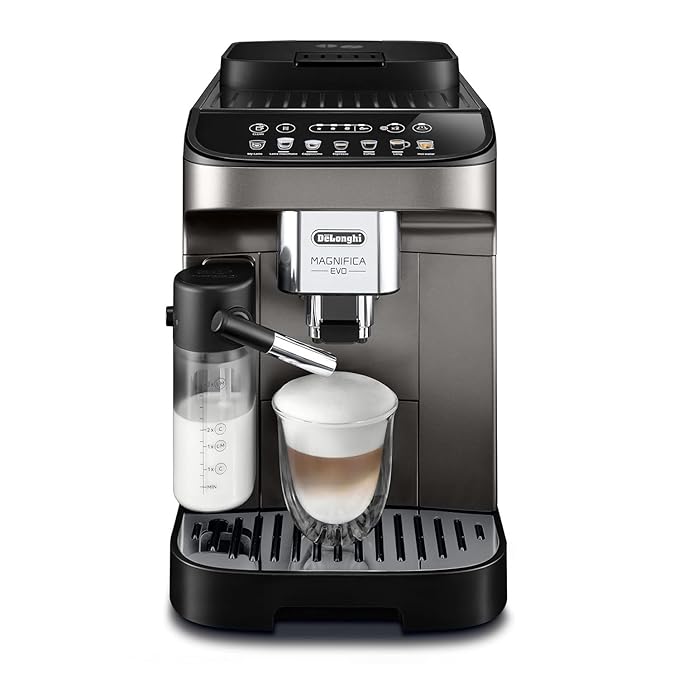 Picture of DeLonghi Ecam290.81 - Magnifica Evo|Bean To Cup Fully Automatic Coffee Machine (Titanium Black)