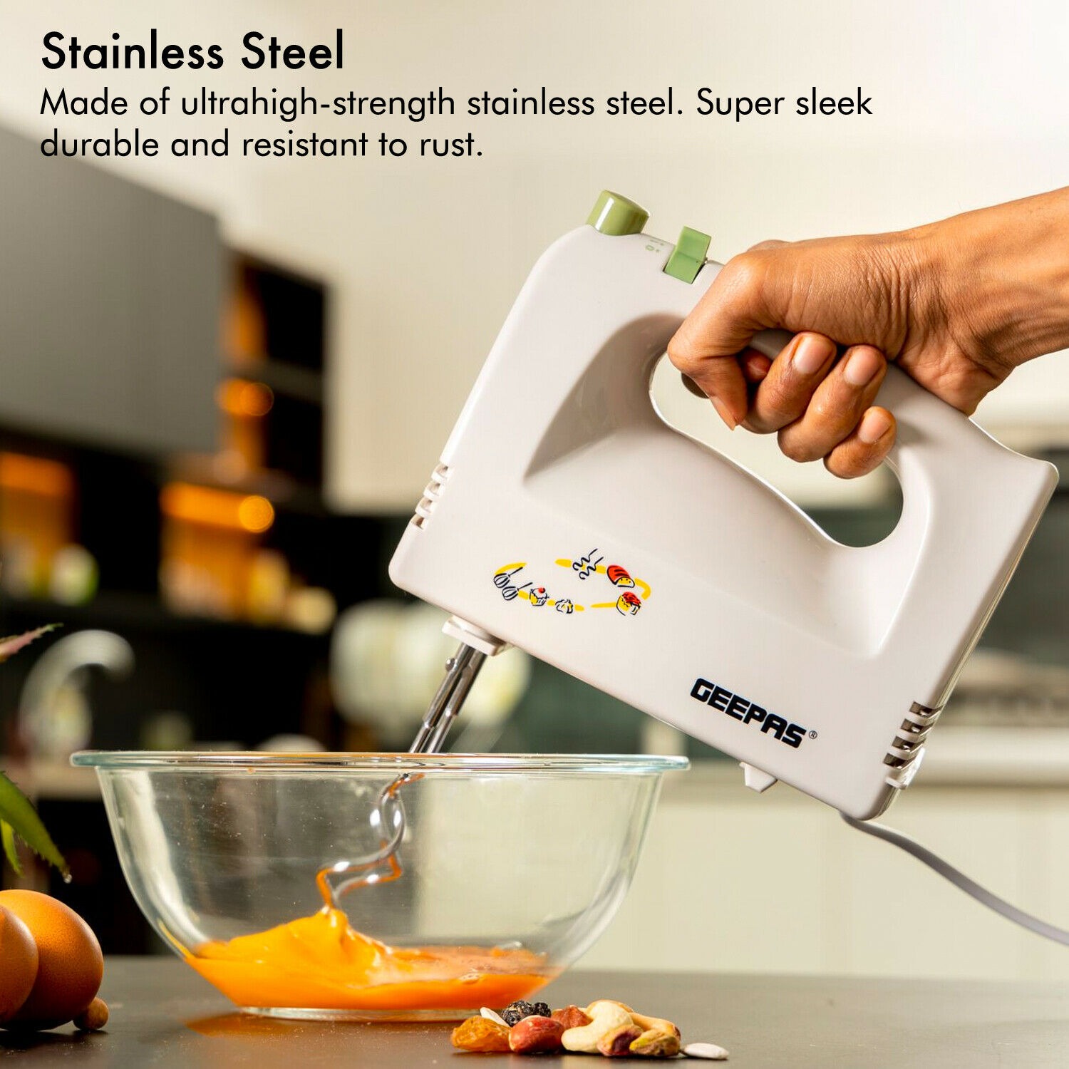 Geepas GHM2001N Hand Mixer Egg Beater Digital Squareonline shop bangladeshothoba.com