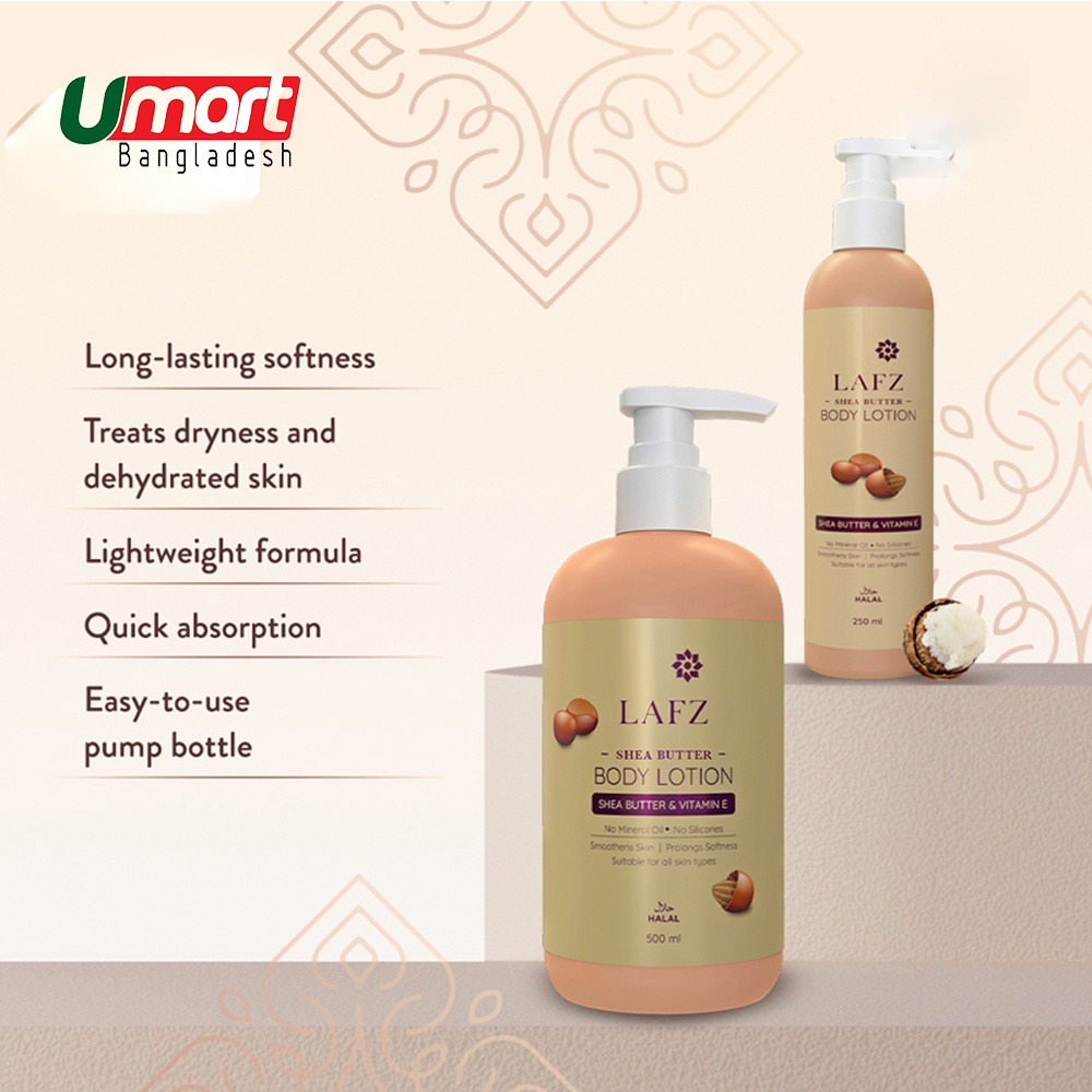 Picture of Lafz Body Lotion Bangladesh 500 ML Shea Butter