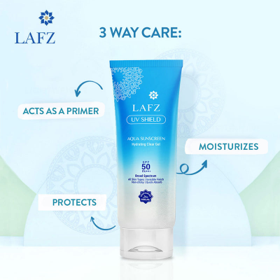 Picture of Lafz UV Shield Sunscreen Gel 50 GM Aqua BD