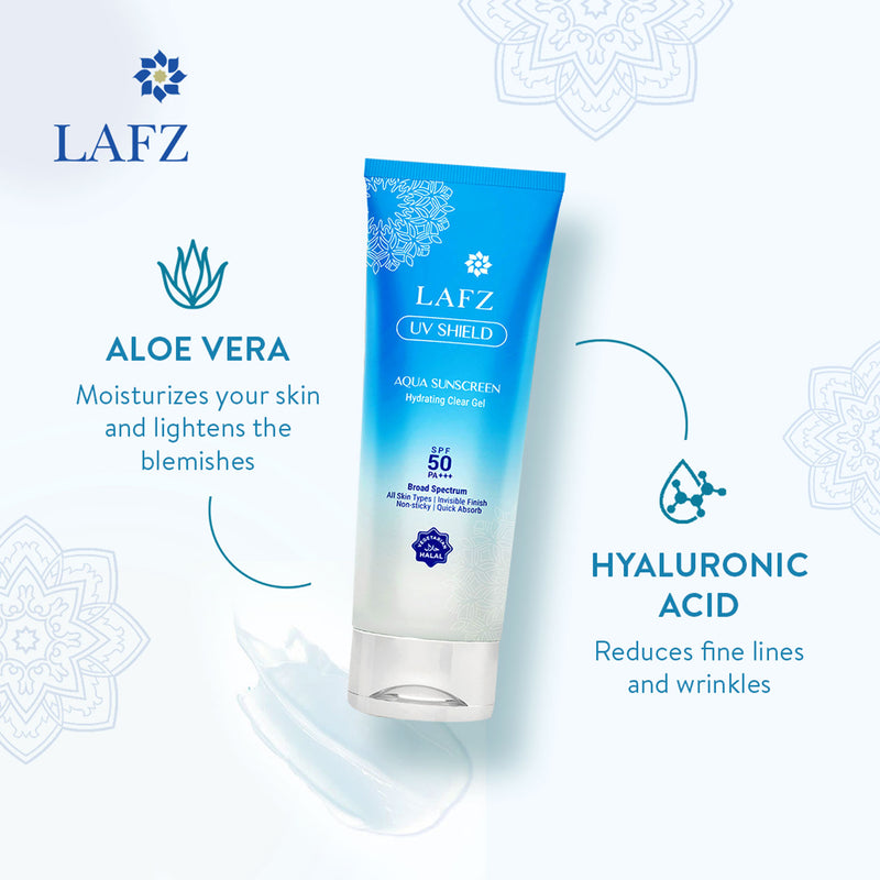 Picture of Lafz UV Shield Sunscreen Gel 100 GM Aqua BD