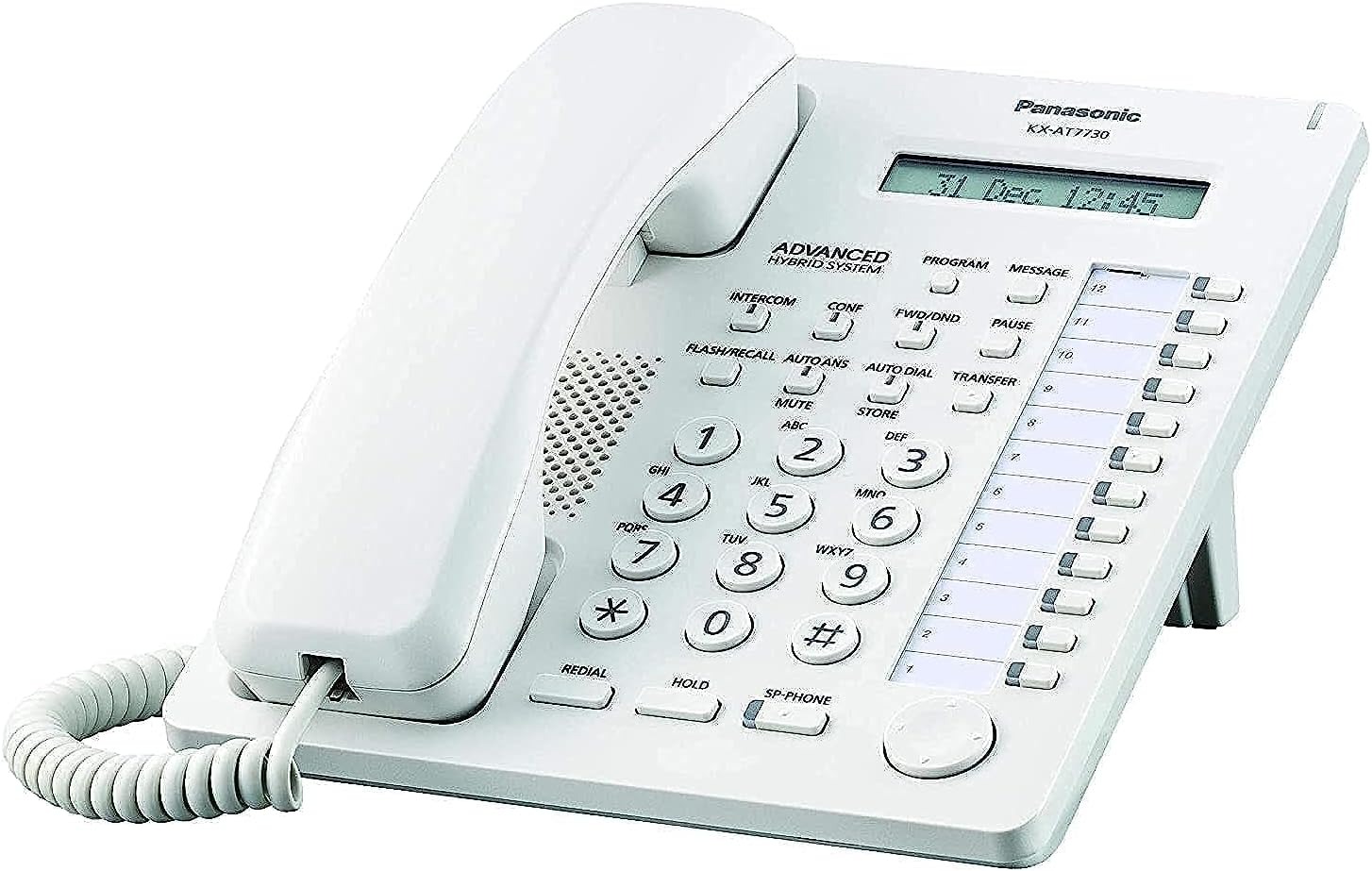 Panasonic KX-AT7730 Telephone White Digital Squareonline shop bangladeshothoba.com