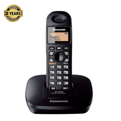 Panasonic KX-TG3611BX Digital Cordless Landline Phone (Black) Digital Squareonline shop bangladeshothoba.com
