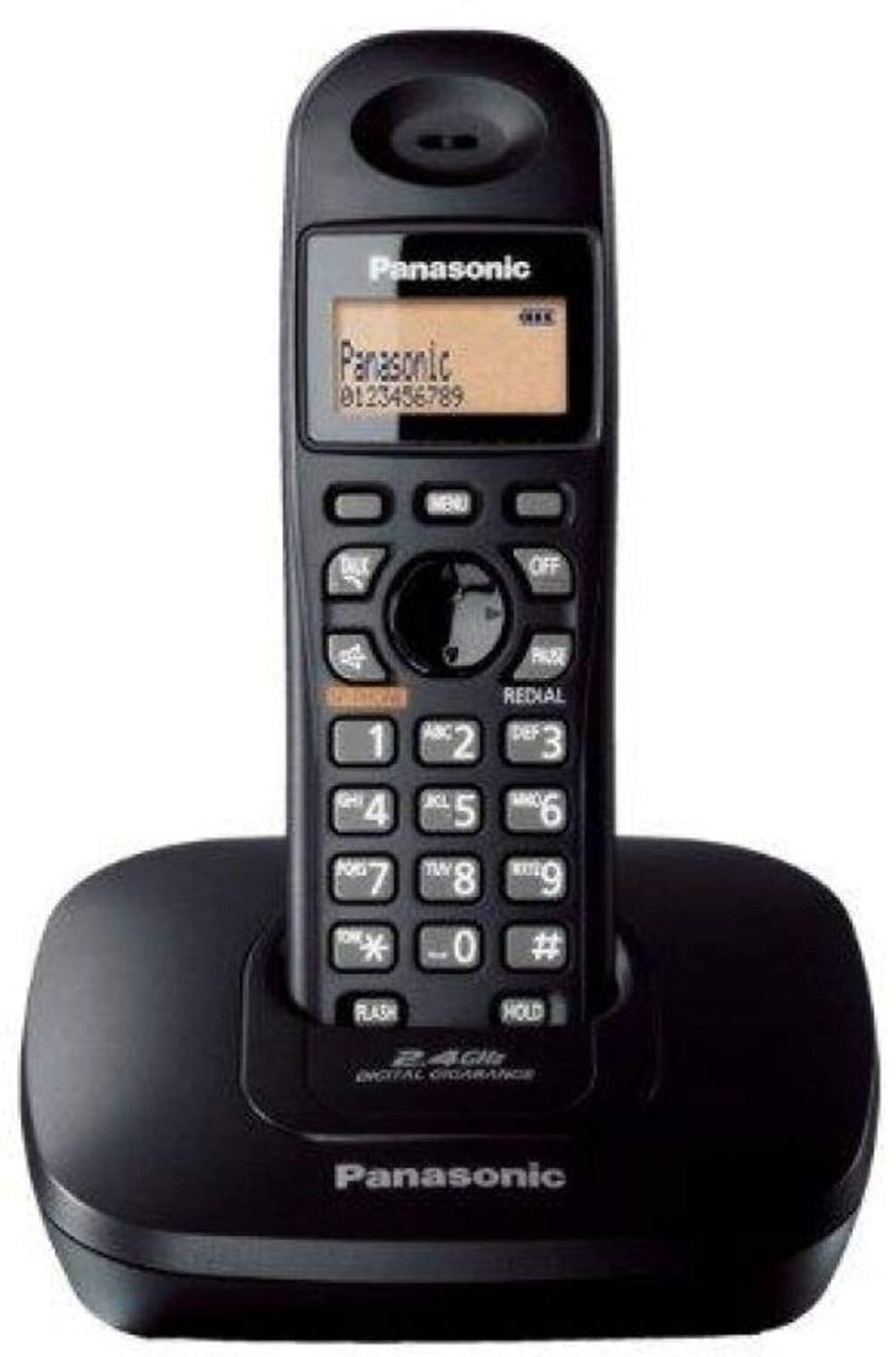 Panasonic KX-TG3611BX Digital Cordless Landline Phone (Black) Digital Squareonline shop bangladeshothoba.com