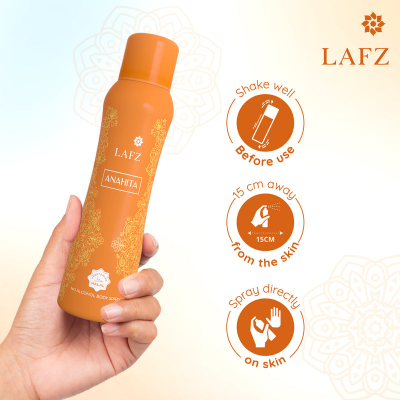 Picture of Lafz Body Spray 160 ML Women No Alcohol Anahita BD