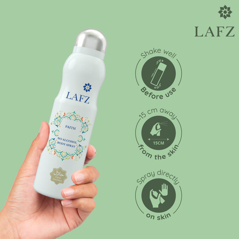Picture of Lafz No Alcohol Perfume 160 ML Faith BD