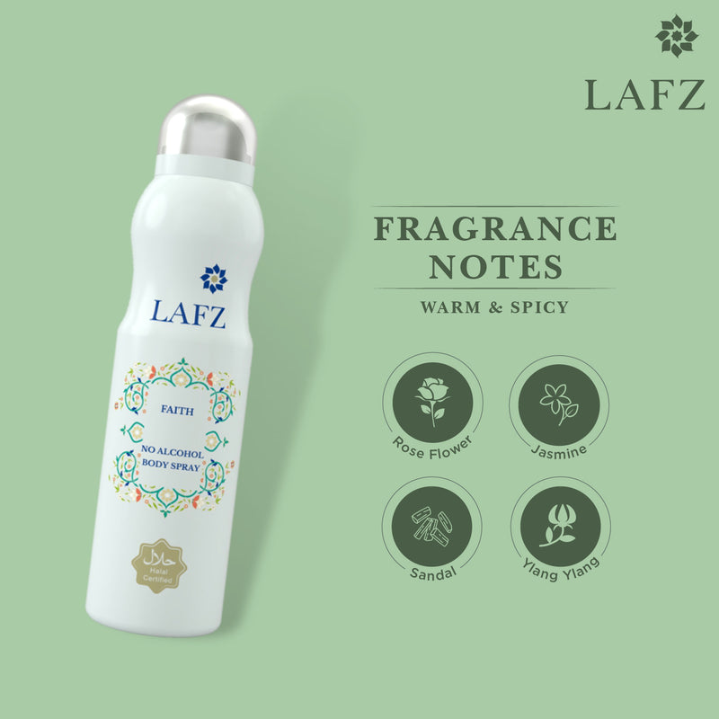 Picture of Lafz No Alcohol Perfume 160 ML Faith BD