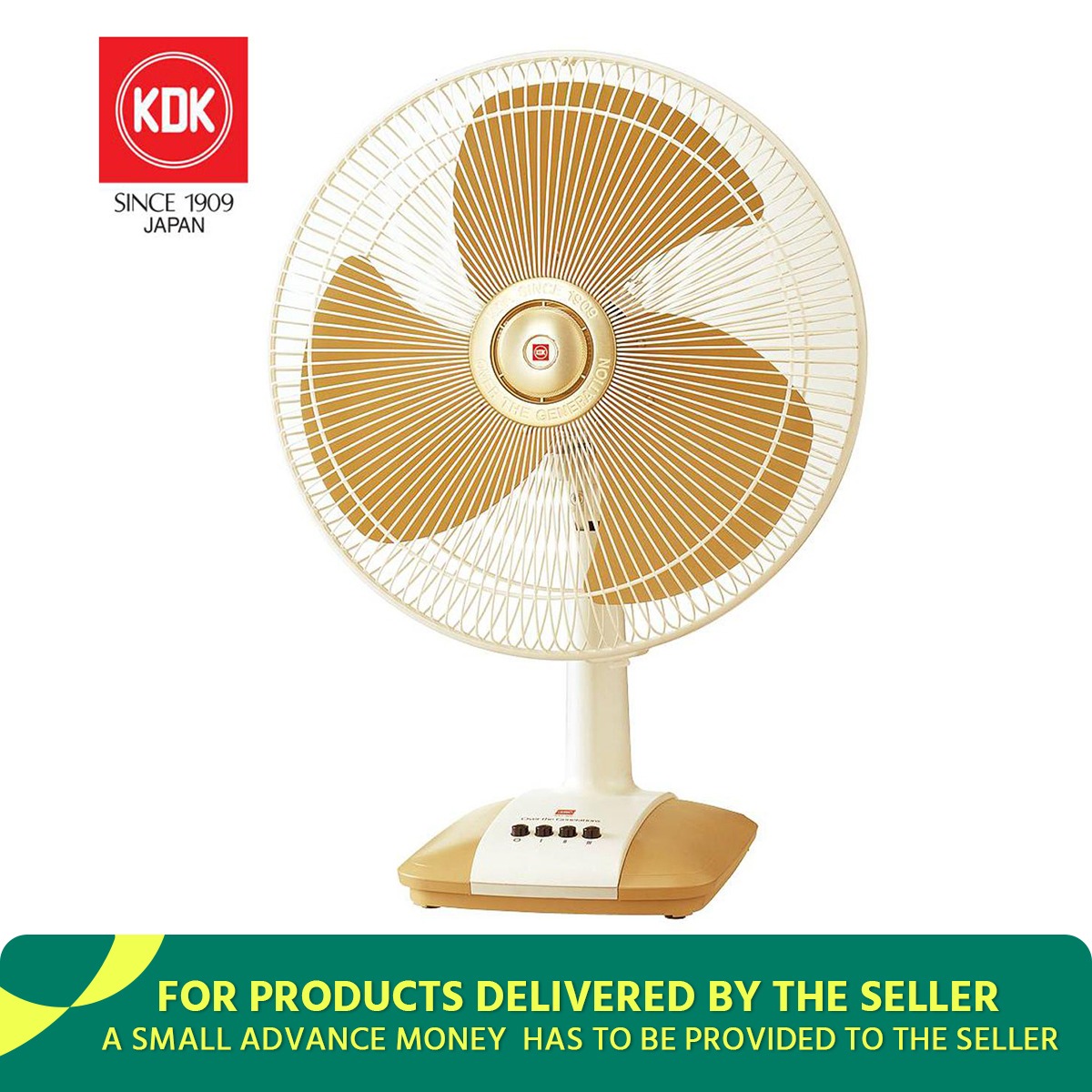 KDK A40B Table Fan with Metal Blade | 16 inch Digital Squareonline shop bangladeshothoba.com