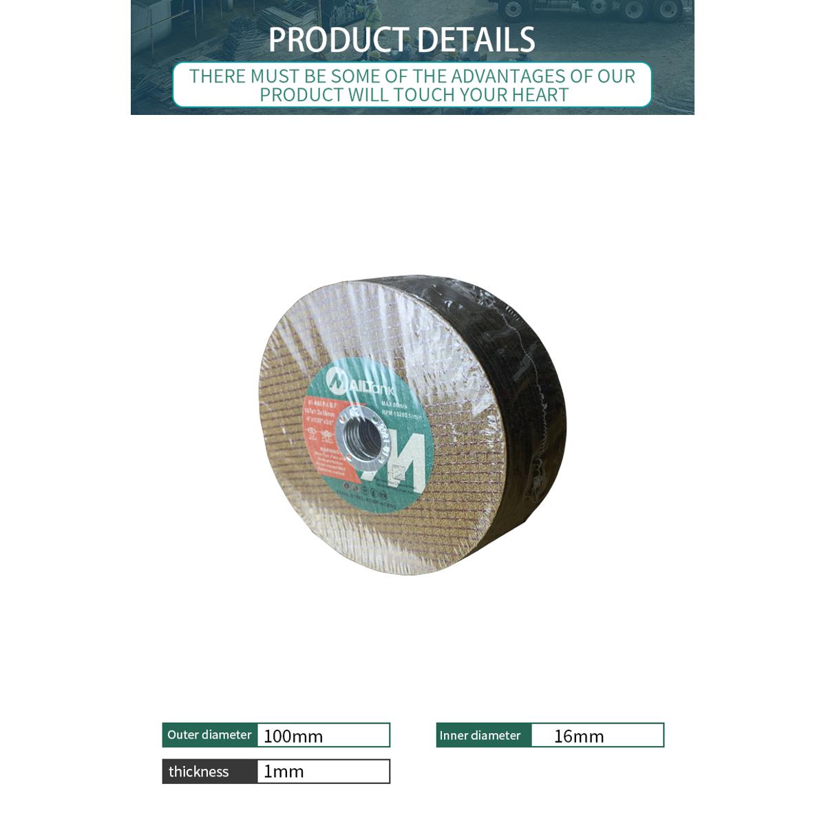 Picture of MailTank Cutting Disc Off Wheel 4 for Steel 100x 1.0 x 16 mm 25PCS