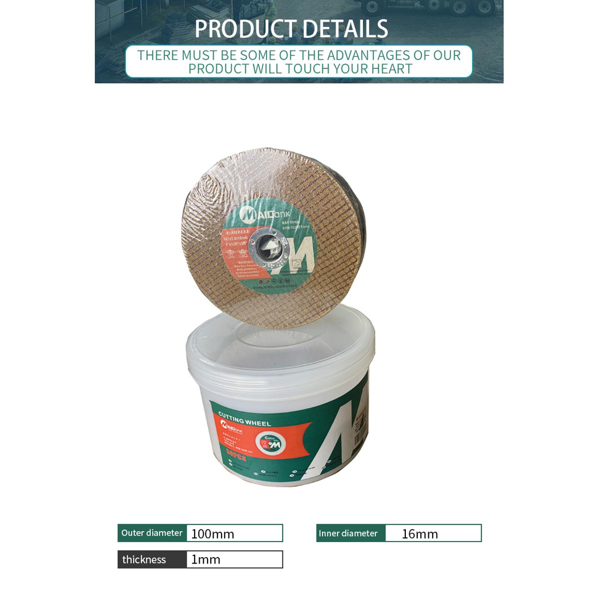 Picture of MailTank Cutting Disc Off Wheel 4 for Steel 100 x 1.0 x 16 mm 50PCS