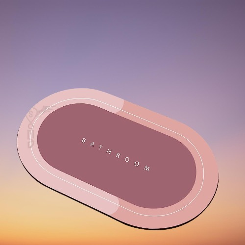 Picture of Smart and Beautiful Super Absorbent Anti-Slip Bath Mat  or Kitchen Mat