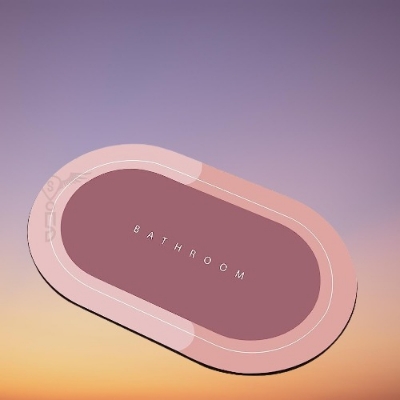 Picture of Smart and Beautiful Super Absorbent Anti-Slip Bath Mat  or Kitchen Mat