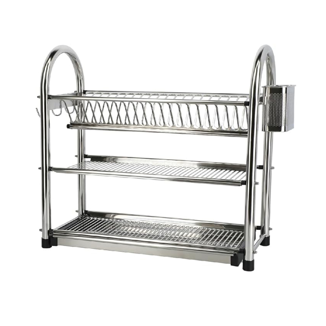 Picture of Prestige Dish Drying Rack Stainless Steel SUS 304 Food Grade 3 Tier (Prestige Dish Drying Rack Stainless Steel SUS 304 Food Grade 3 Tier )