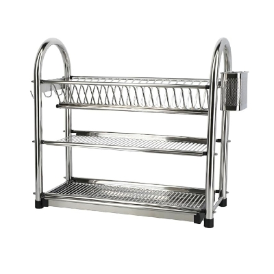 Picture of Prestige Dish Drying Rack Stainless Steel SUS 304 Food Grade 3 Tier (Prestige Dish Drying Rack Stainless Steel SUS 304 Food Grade 3 Tier )