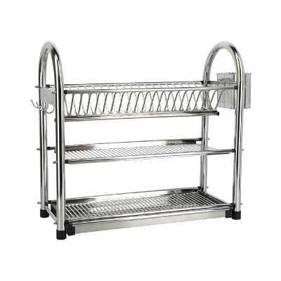 Picture of Prestige Dish Drying Rack Stainless Steel SUS 304 Food Grade 3 Tier (Prestige Dish Drying Rack Stainless Steel SUS 304 Food Grade 3 Tier )