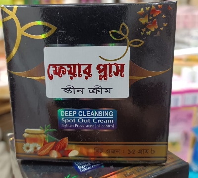 Picture of Fair Plus Skin Cream Deep Cleansing Spot Out Cream 15 Gm