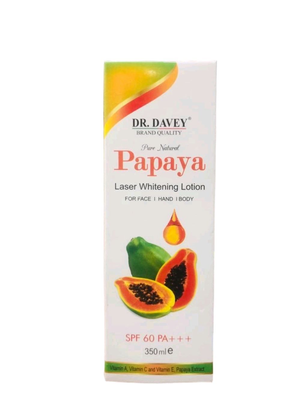Picture of Dr Davey Papaya Body Whitening Lotion 350ml