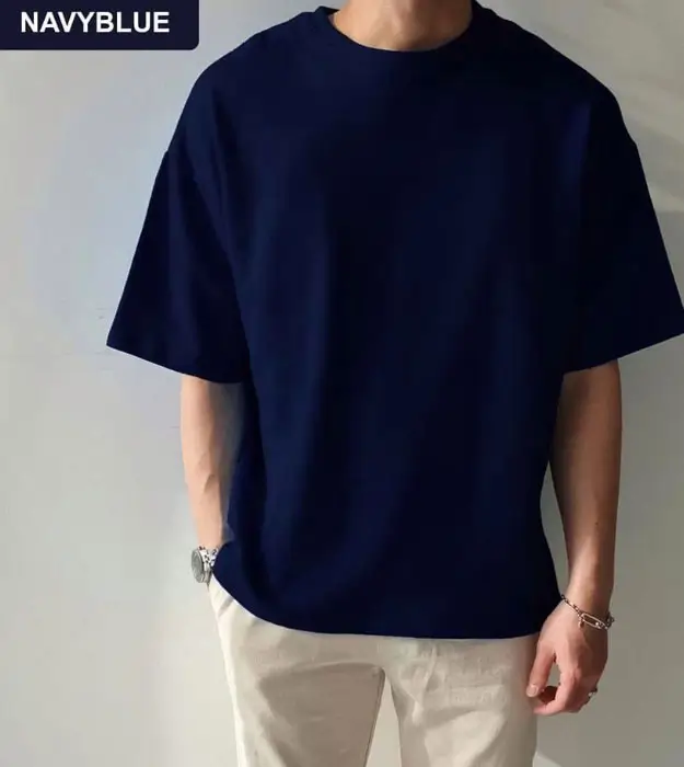 Picture of T-Shirt Drop Shoulder for Men-stylish trendy and comfortable cotton made GSM 210+