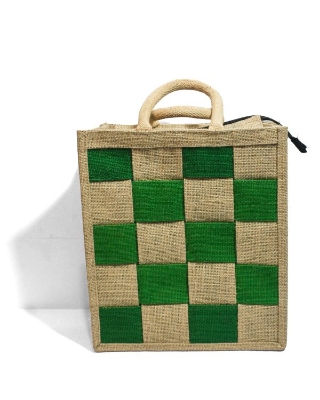 Picture of Jute Bag for Lunch and tiffin carrier for office school gym and tour