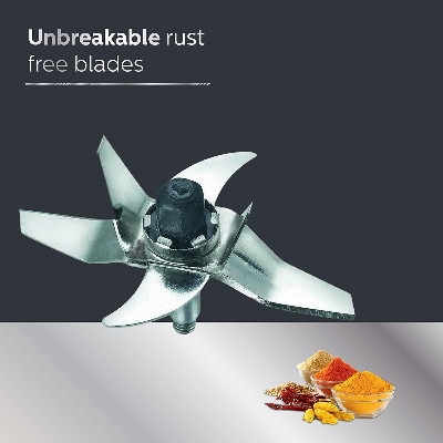 Picture of Philips Viva Collection HL7701/00 Mixer Grinder, 750 Watts, 4 Jars (Elegant Lavender and White)