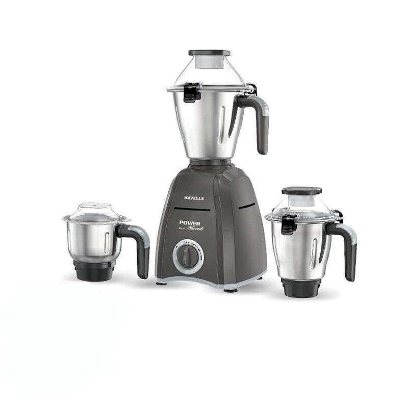 Picture of Havells 800 Watt Power Hunk Stainless Steel 3 in 1 Mixer Grinder 